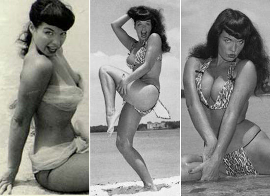 Curvy women bikini photographs