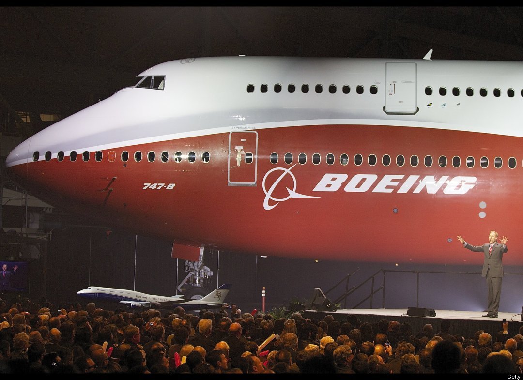 Boeing 747-8 Intercontinental Jumbo Jet Unveiled