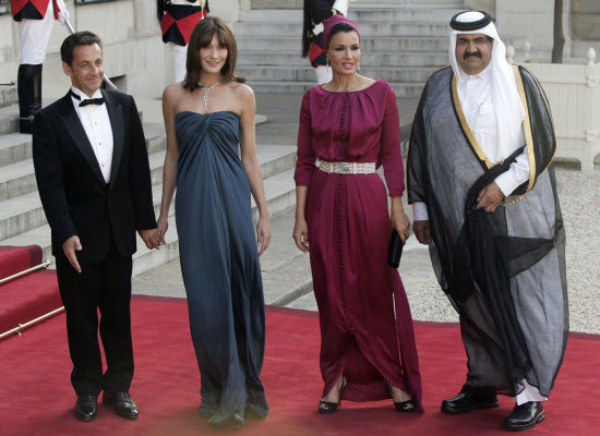 Carla BruniSarkozy Vs Qatar's Sheikha Mozah At Elysee Palace Who Was