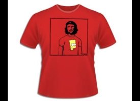 Che-Wearing-a-Bart-Simpson-Shirt Che Shirt