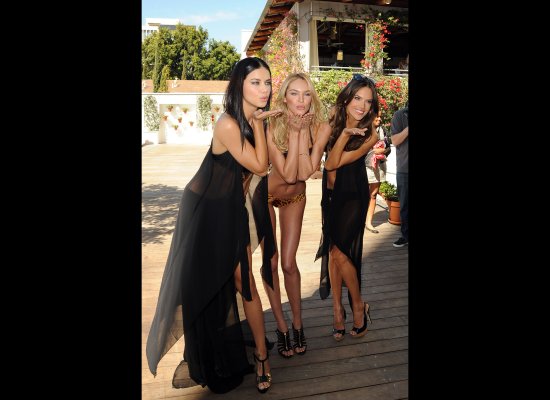 Candice Swanepoel'Scary Skinny' At Victoria's Secret Swim Event