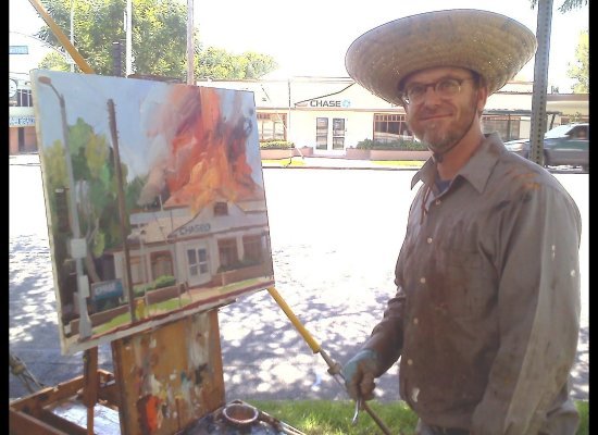 Alex Schaefer Burning Bank Artist Sells A Piece For 25200 Hive