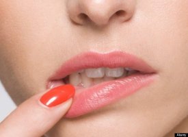 Fingertip In Applebee's Salad