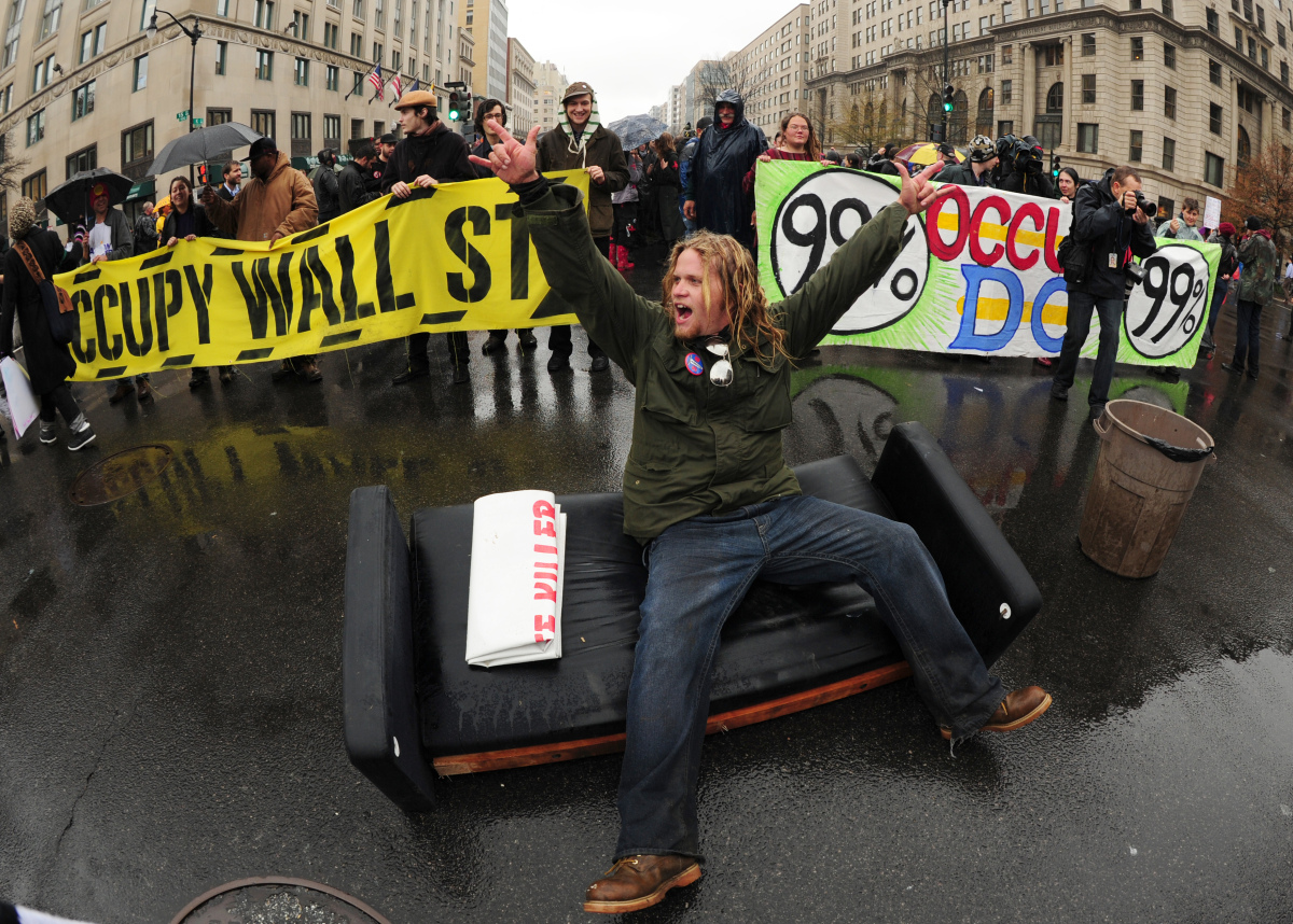 Occupy DC Protesters Take Over K Street, Dozens Arrested | HuffPost