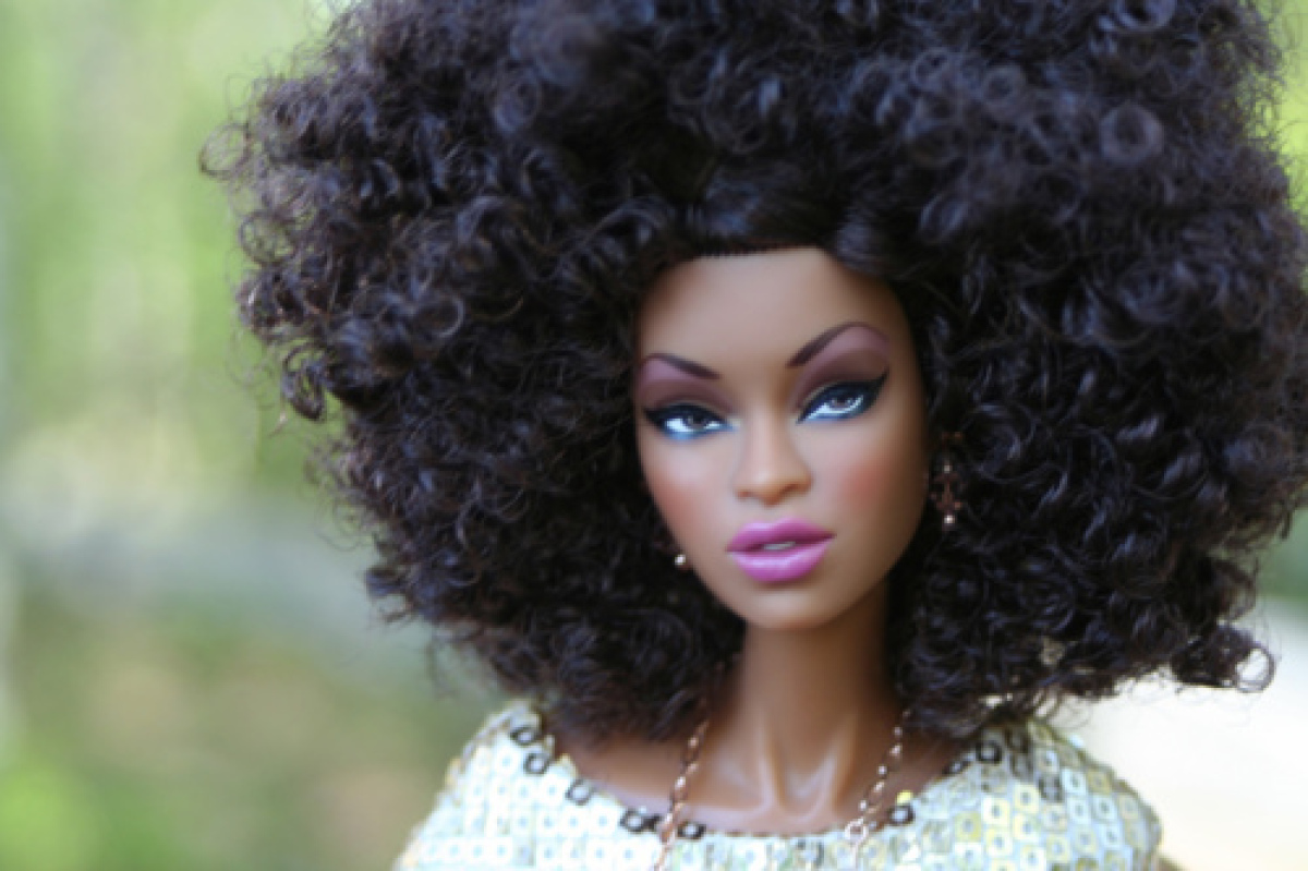 Mom creates black doll with natural hair for her daughter