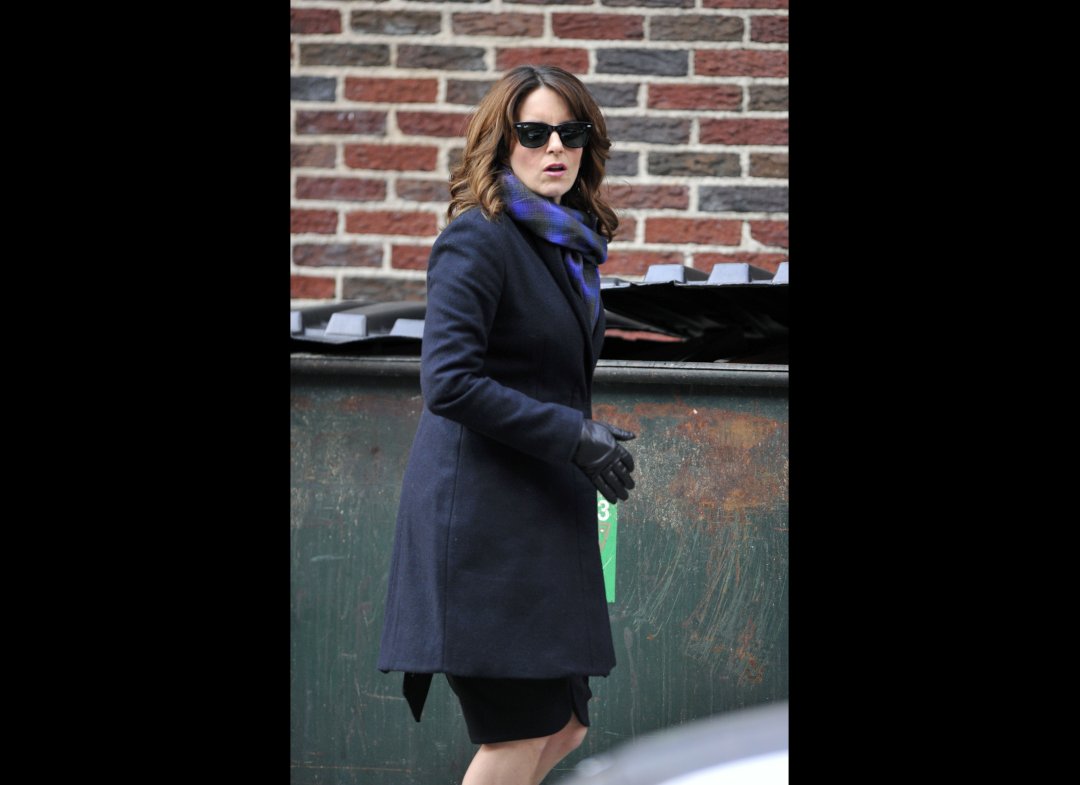 Tina Fey Destroys David Letterman's Car (PHOTOS, VIDEO)