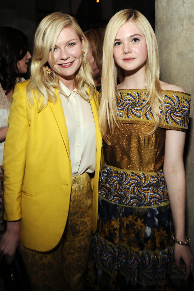 Elle Fanning, Kirsten Dunst Party For Rodarte At The Chateau Marmont