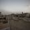 A general view shows the Syrian town of