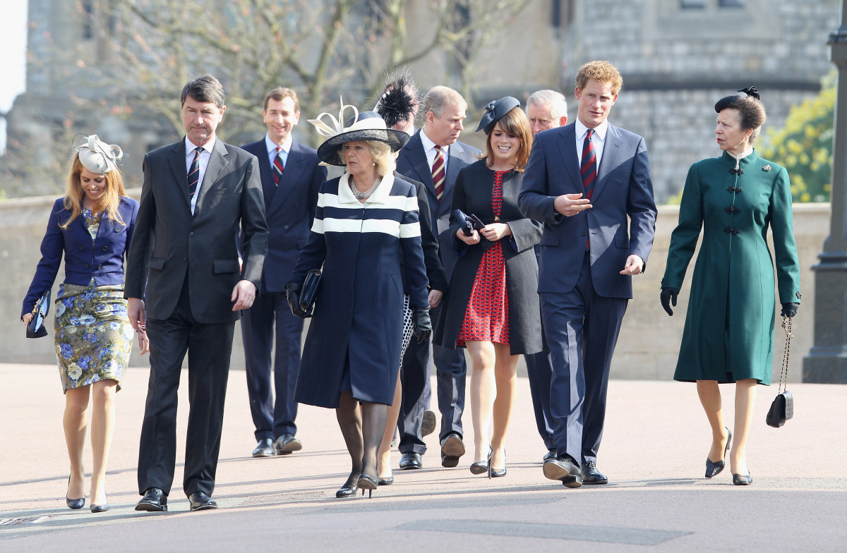 Queen Elizabeth II & Royal Family Attend Memorial Service For Queen