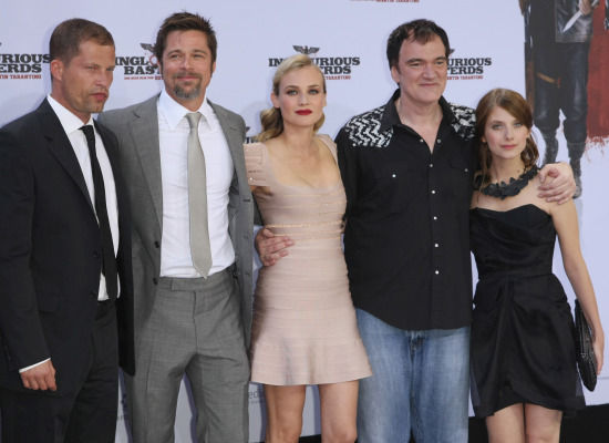 Til Schweiger, Brad Pitt, Diane Kruger, Quentin Tarantino and Melanie ... Til Schweiger, Brad Pitt, Diane Kruger, Quentin Tarantino and Melanie ...