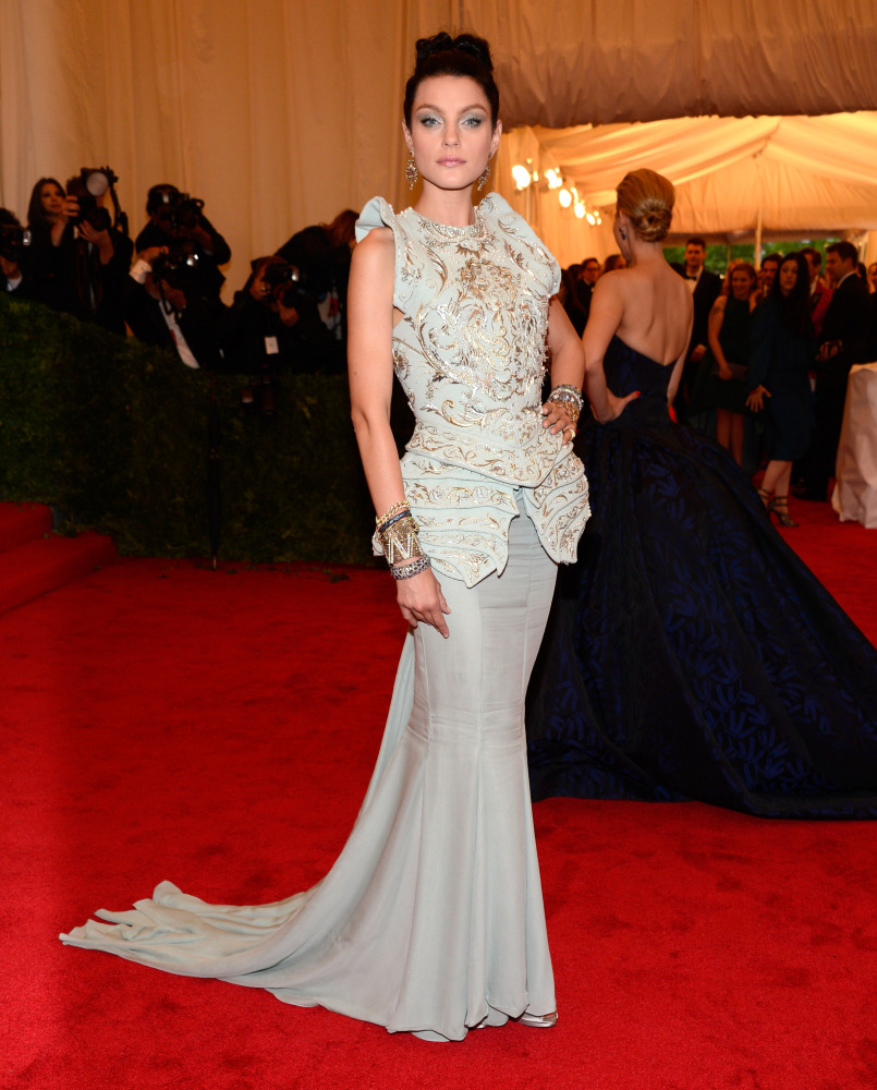 Jessica Stam in Dior