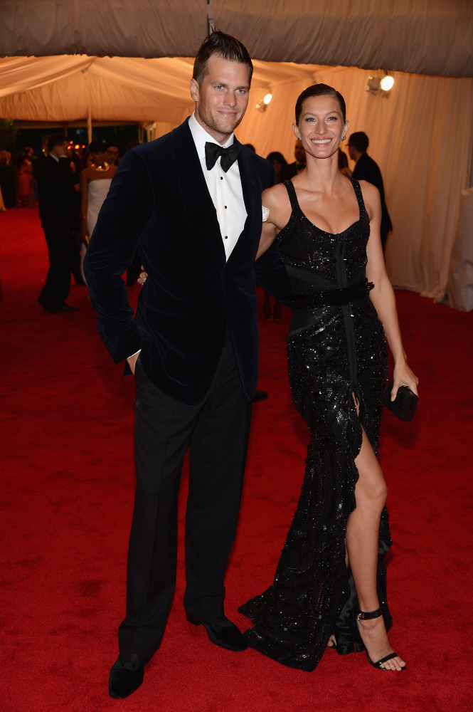 Tom Brady and Gisele Bundchen in Givenchy and David Yurman