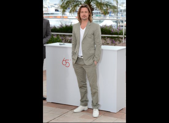 Brad Pitt in Gucci