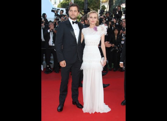 Joshua Jackson and Diane Kruger in Nina Ricci