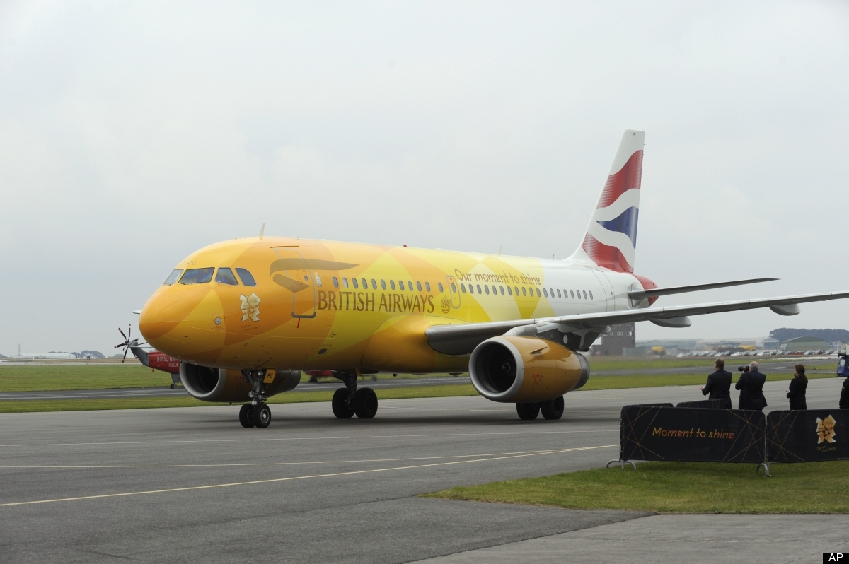 Olympic Torch Heads To U.K. On British Airways Plane (PHOTO) HuffPost