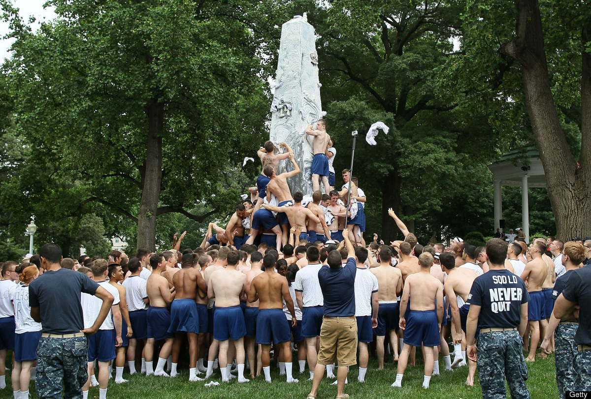 Naval Academy's Herndon Monument Climb (Photos) HuffPost