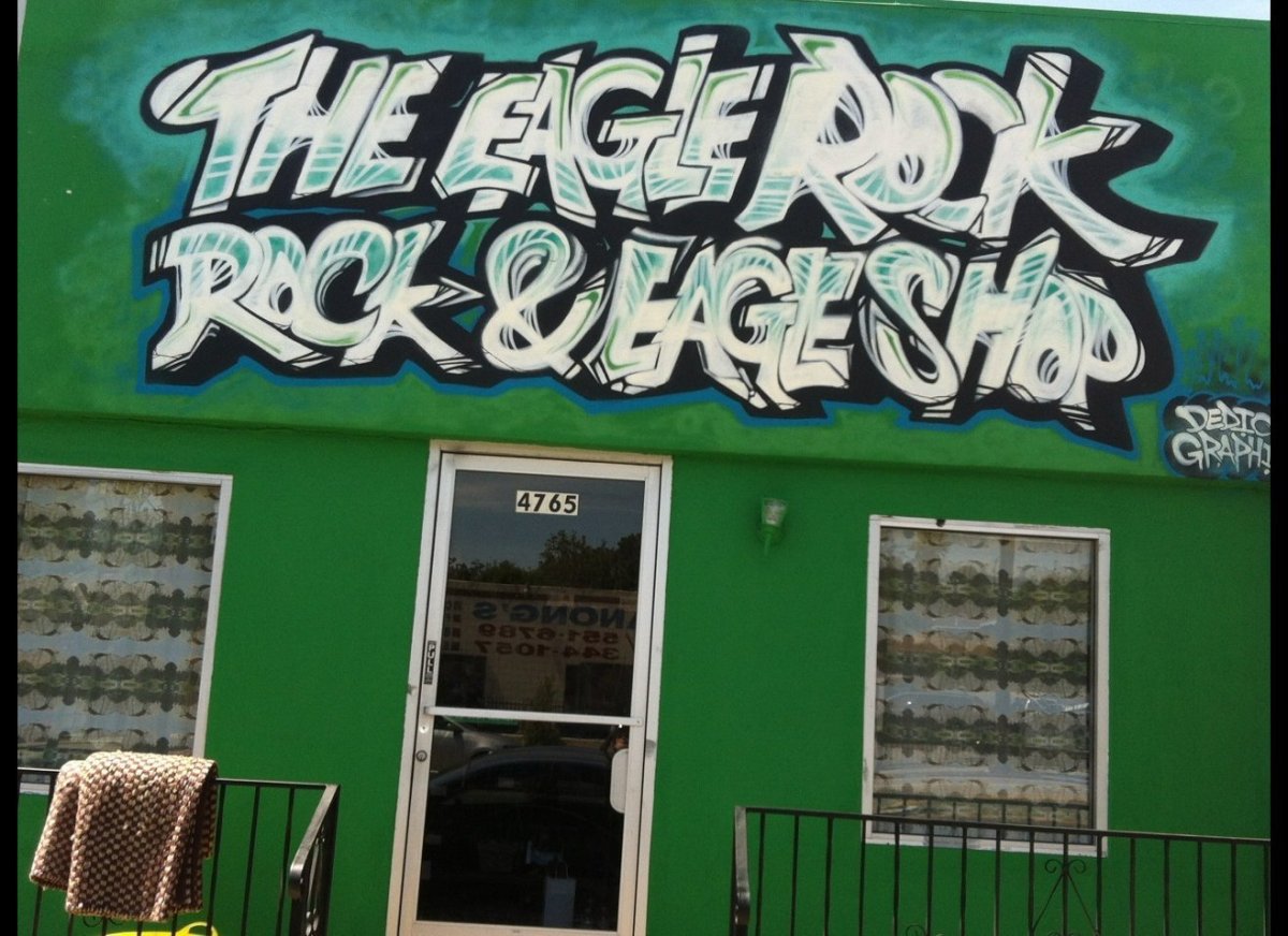 The Eagle Rock Rock and Eagle Shop Takes Flight (PHOTOS) HuffPost