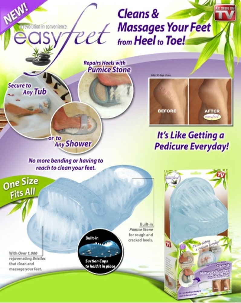 As Seen On Tv S Easy Feet Foot Scrubber Saved My Summer Share This Slide