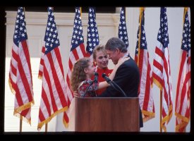 October 1991 with Bill & Chelsea in Arkansas