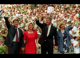 August 1992 with Al & Tipper Gore