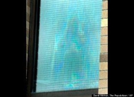 Virgin Mary in Window -- Sept. 30, 2008