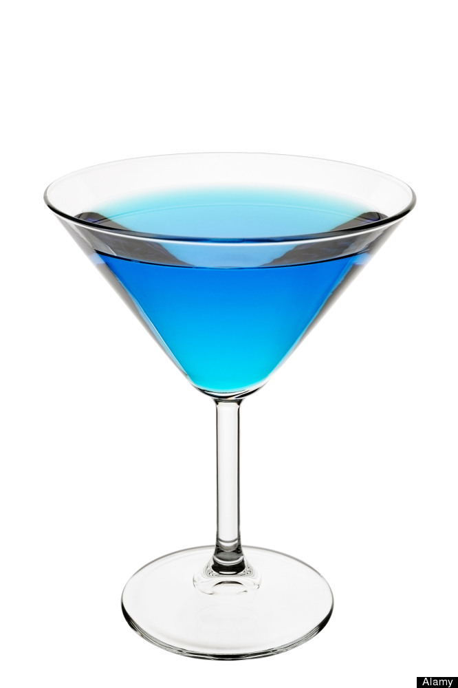 Signature Tequila Cocktails Something Blue or I'd call it a Glass