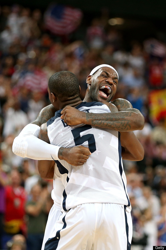 LeBron James Wins A Gold Medal, Can't Stop Being Happy (PHOTOS) HuffPost