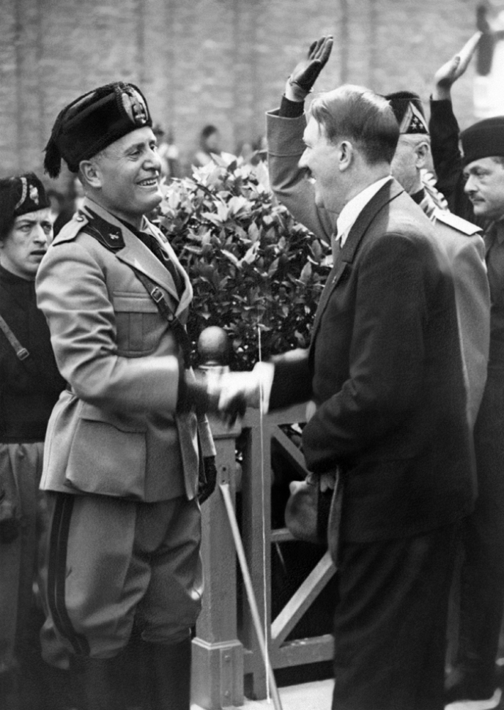 Check Out What Adolf Hitler and Benito Mussolini Looked Like  on 6/14/1934 