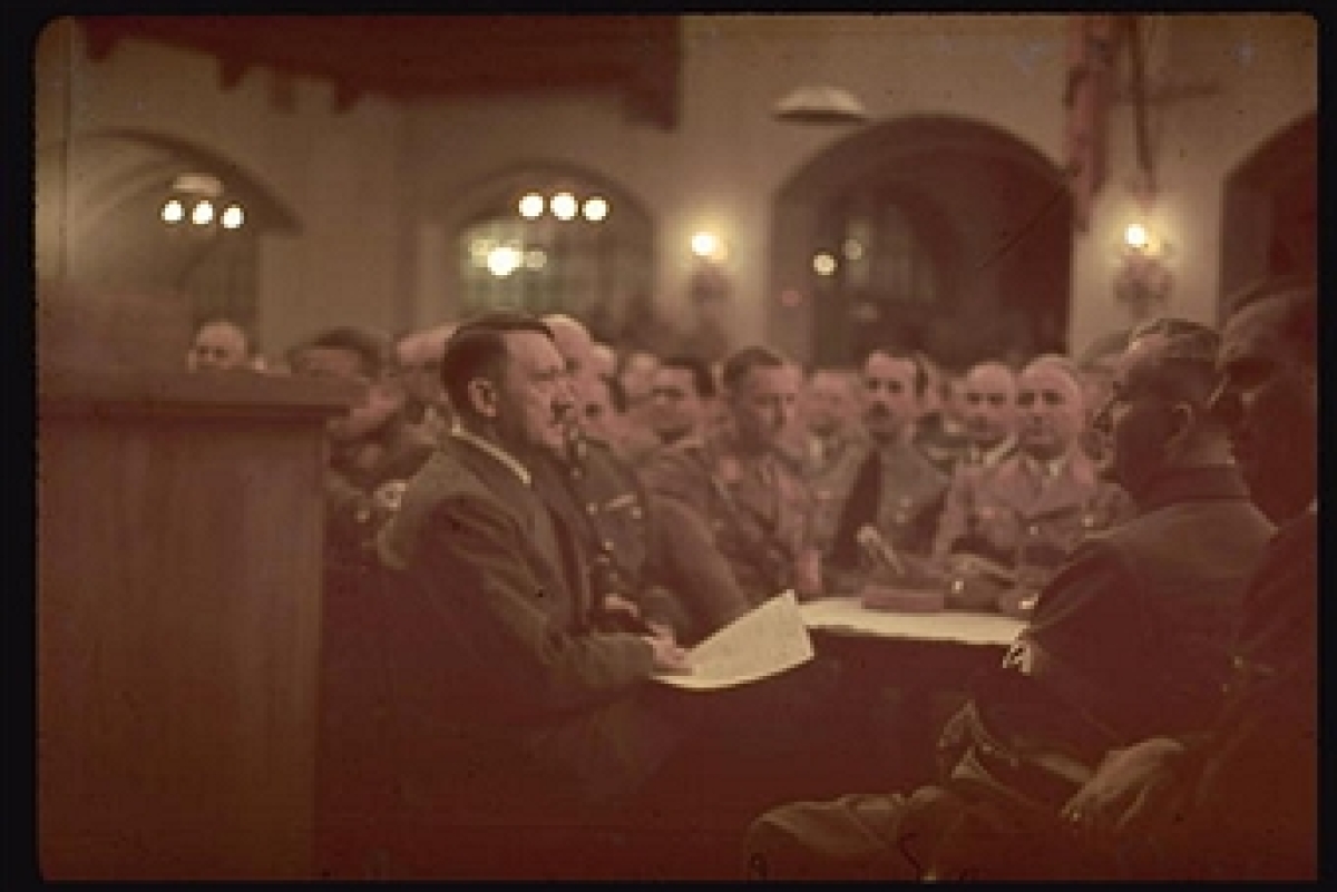 Stunning Image of Adolf Hitler on 11/8/1938 