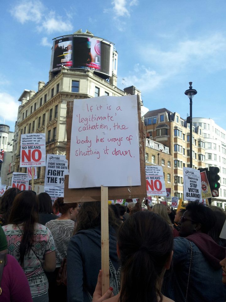 Slutwalk Protesters Look For Justice In March Through London Pictures