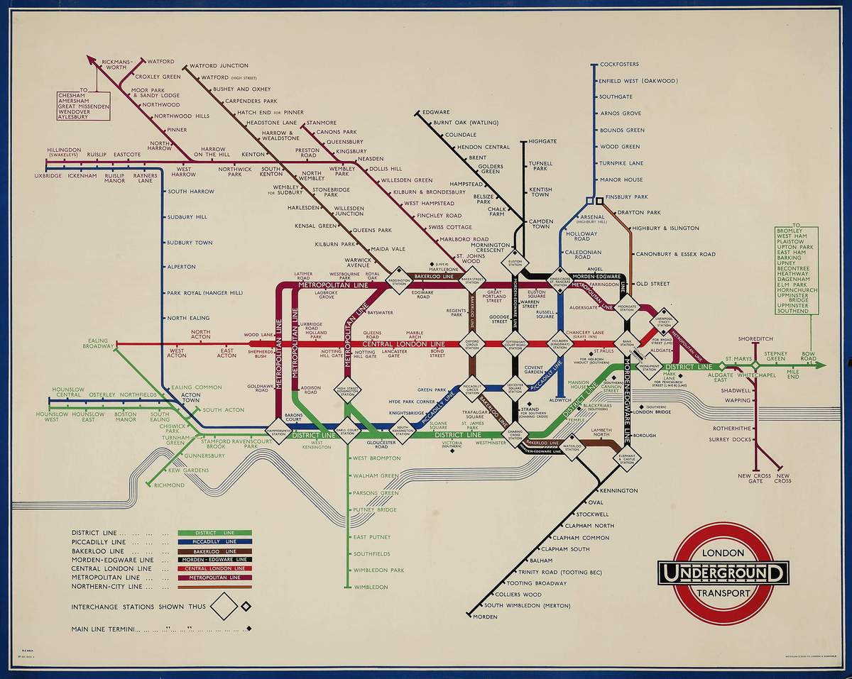 London Underground, Vintage Tube Posters From 1913 - 1955, On Sale At ...