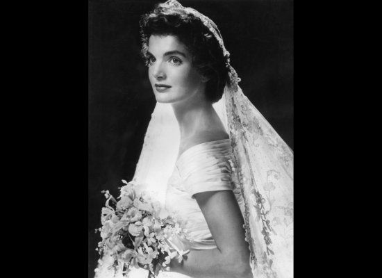 jackie kennedy wedding gown. jackie kennedy wedding pics.