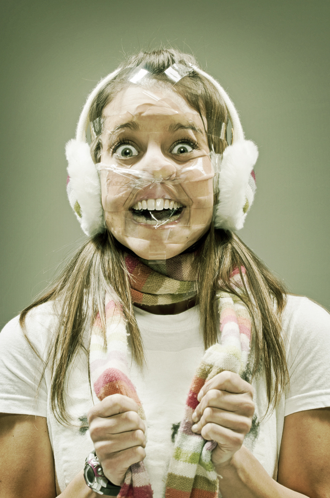 Tape Art: Wes Naman's Photographs Show Terrifying Smushed-Face Effect (PHOTOS) | HuffPost