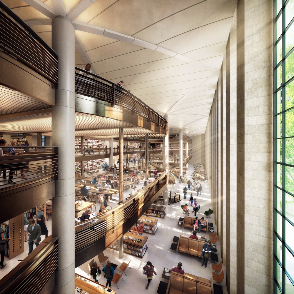 New York Public Library Renovation First Visualizations Released