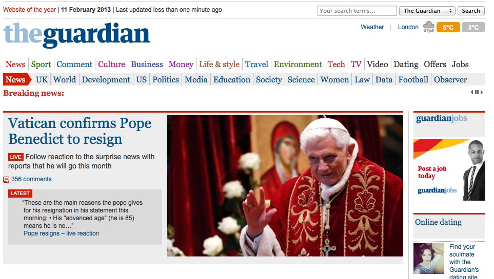 El papa Benedicto XVI ha anunciado este lunes su renuncia,.En 30 días habrá nuevo Papa. Slide_280035_2089889_free