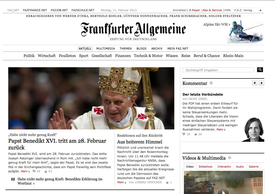 El papa Benedicto XVI ha anunciado este lunes su renuncia,.En 30 días habrá nuevo Papa. Slide_280035_2089954_free