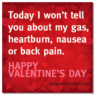 Funny Valentines For Pregnant Women To Give Their Partners (PHOTOS