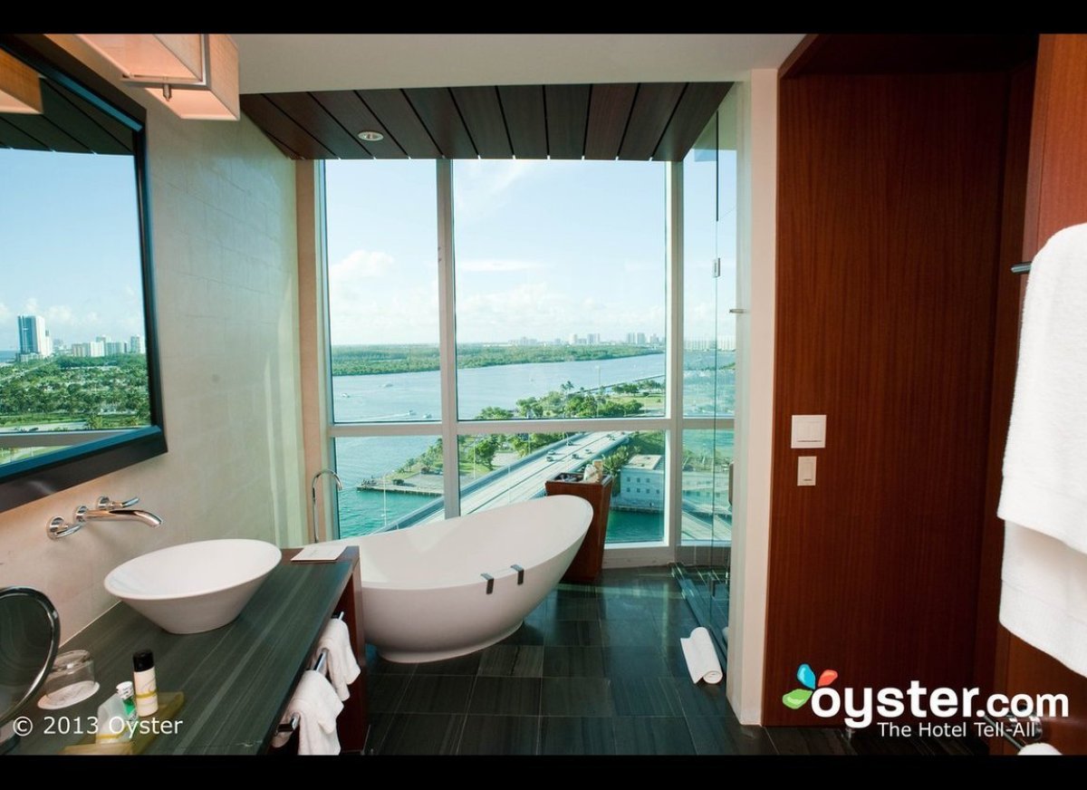 10 baños de hoteles con vistas espectaculares (FOTOS) HuffPost
