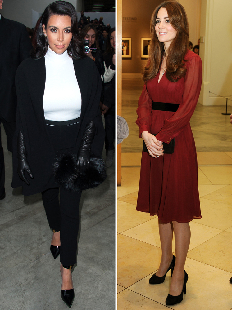 Kate Middleton V Kim Kardashian Pregnancy Clothing Battle Huffpost Uk