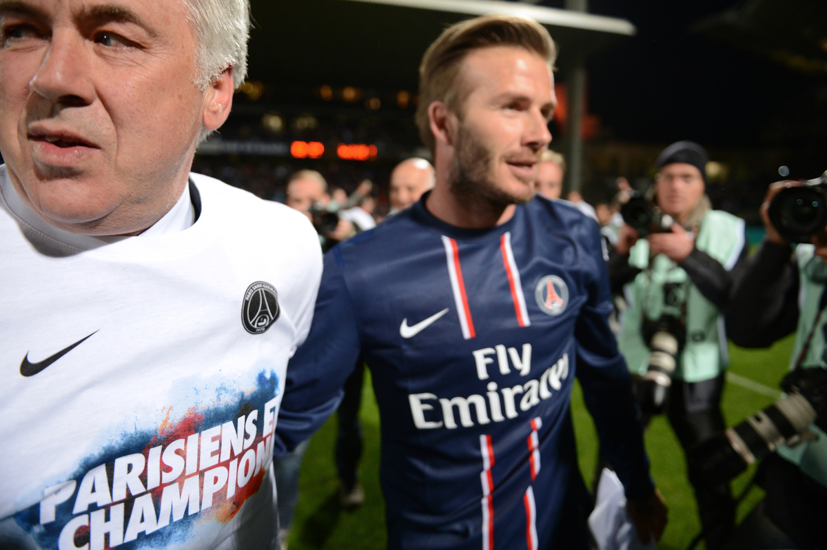 David Beckham Wins French Title With PSG (PICTURES)  HuffPost UK