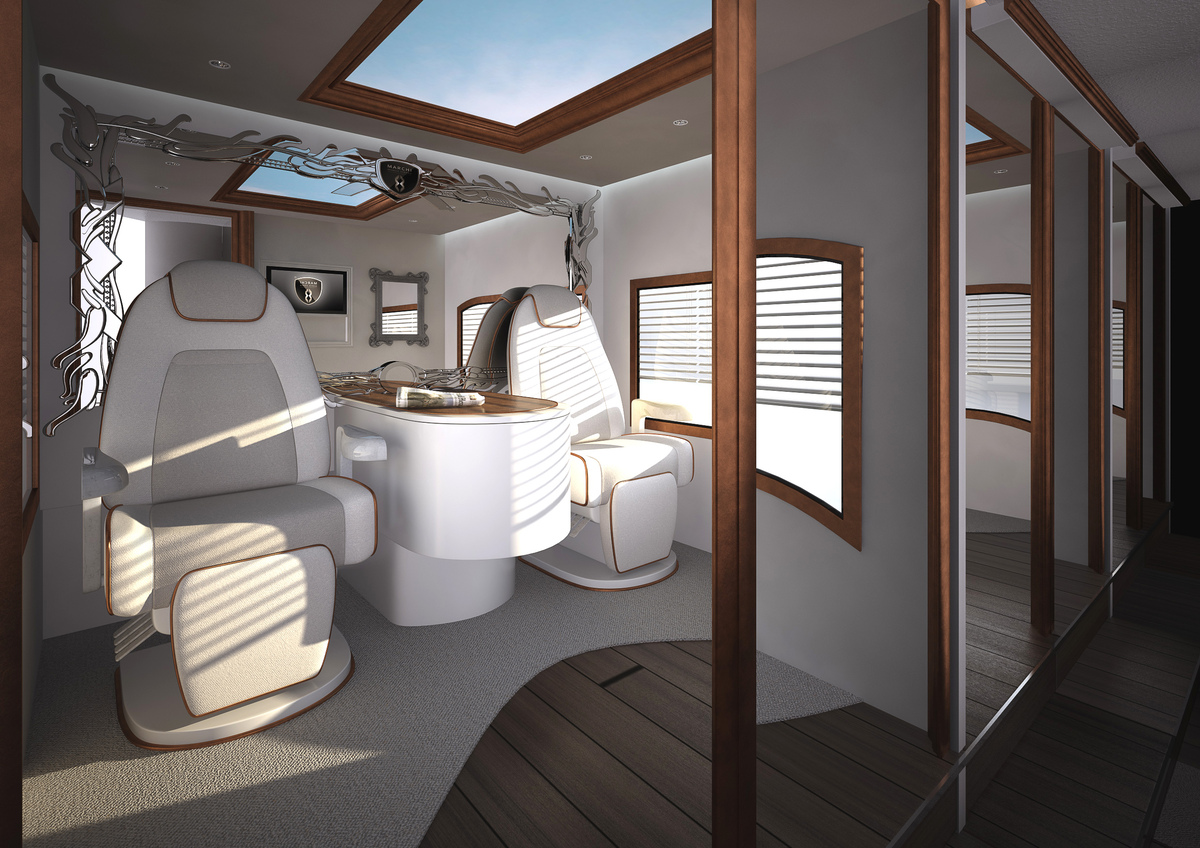 The World's Most Expensive Motor Home Includes Rooftop Terrace & Bar ...