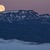 Supermoon setting in Centennial Mountains WSA