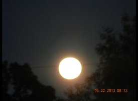 super moon in Lincoln AR