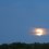 Super moon in Pine County, Minnesota