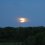 Super moon in Pine County, Minnesota