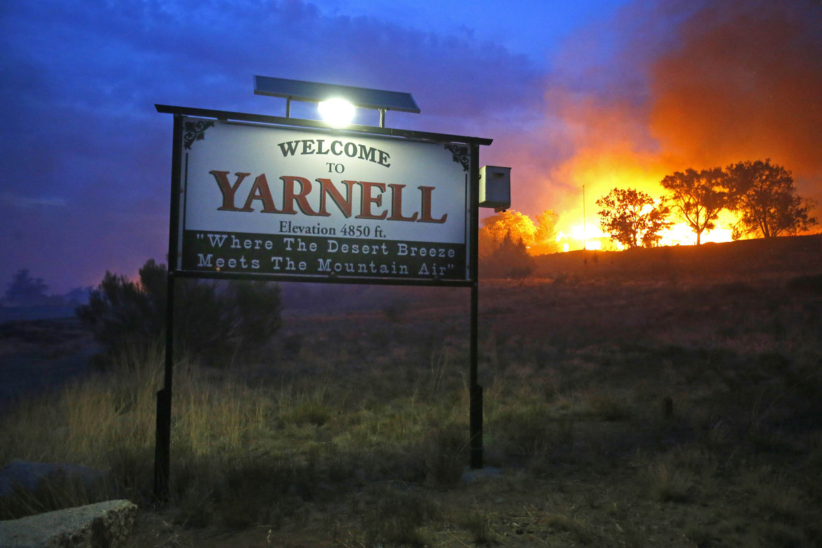 Yarnell, Arizona Wildfire That Killed 19 Firefighters May Be Burning