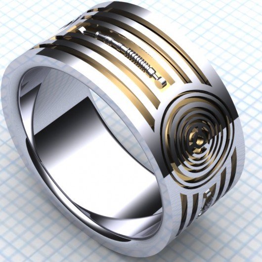 'Star Wars' Wedding Ring Is Inspired By C3PO (PHOTOS