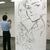 小学館ビルのロビーに描かれた「落書き」