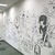小学館ビルのロビーに描かれた「落書き」