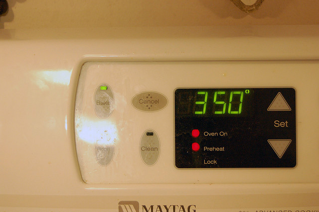 Why do you preheat the oven for baking?